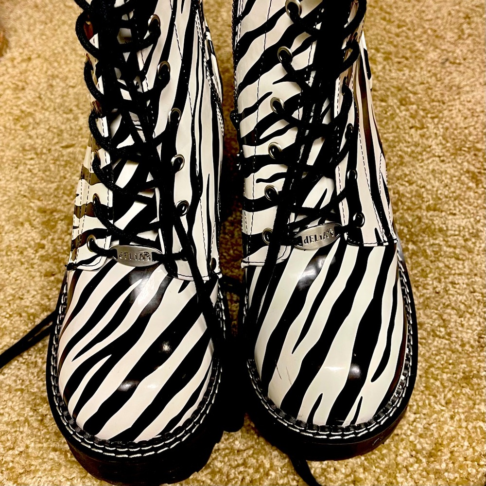 Delia boots by Dolls Kill
